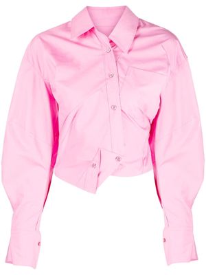 JNBY asymmetric cotton shirt - Pink