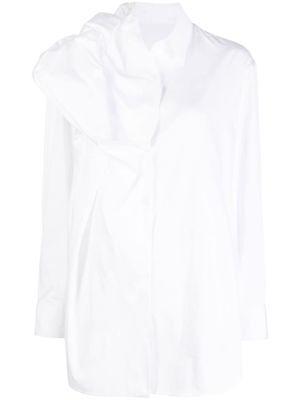 JNBY asymmetric-design shirt - White