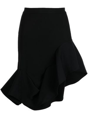JNBY asymmetric midi skirt - Black