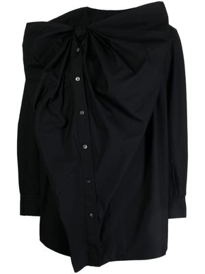 JNBY bow-detail shirt - Black