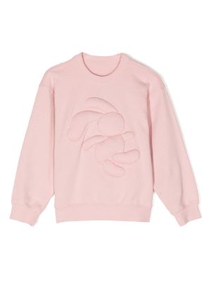 jnby by JNBY 3D-Bunny cotton sweatshirt - Pink