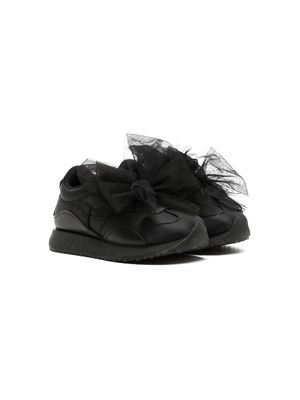 jnby by JNBY bow-detail low-top sneakers - Black