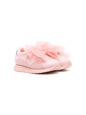 jnby by JNBY bow-detail low-top sneakers - Pink
