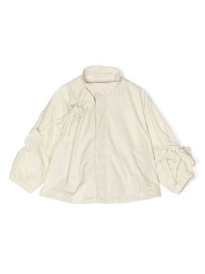 jnby by JNBY Bow-knot cotton jacket - Neutrals
