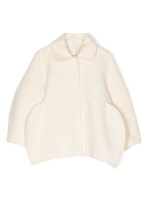 jnby by JNBY button-up asymmetric coat - White