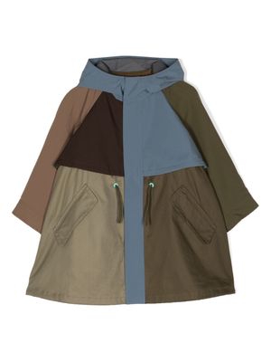 jnby by JNBY colour-block hooded raincoat - Multicolour