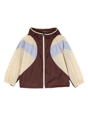 jnby by JNBY colour-block zip-fastening jacket - Brown