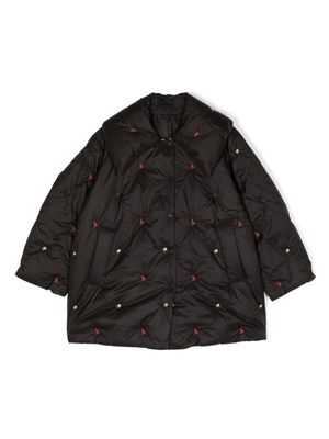 jnby by JNBY embroidered-detail padded jacket - Black
