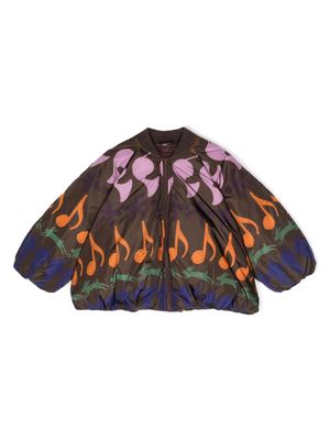 jnby by JNBY graphic-print padded jacket - Multicolour