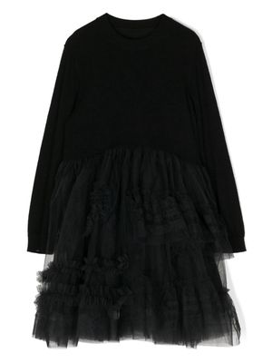 jnby by JNBY wool sweatshirt dress - Black