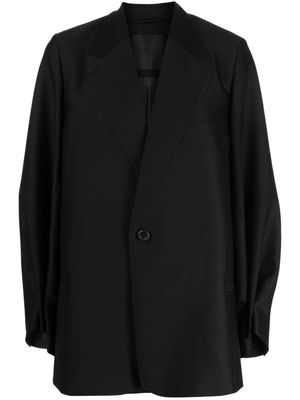 JNBY contoured-sleeve wool blazer - Black