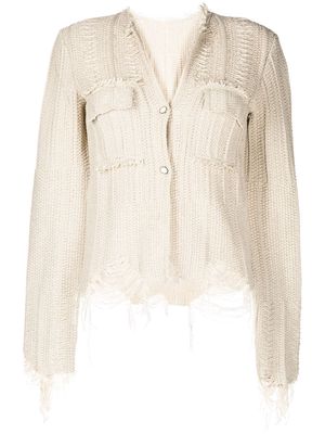 JNBY cropped button-up cardigan - Neutrals