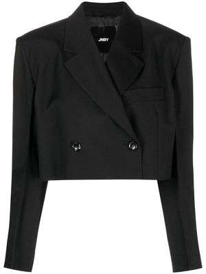 JNBY cropped.double-breasted blazer - Black