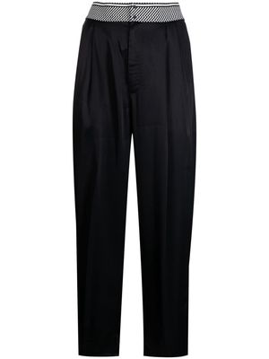 JNBY cropped loose-fit trousers - Black