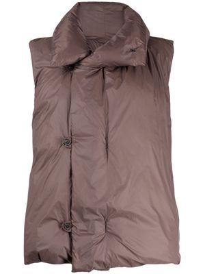 JNBY fluffy down vest - Brown