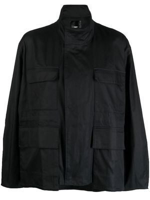 JNBY funnel-neck cotton jacket - Black