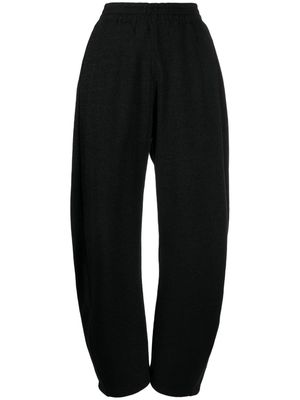 JNBY glitter-detail cotton-blend track pants - Black