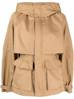 JNBY hooded cotton jacket - Brown