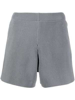 JNBY knitted high-waisted shorts - Grey