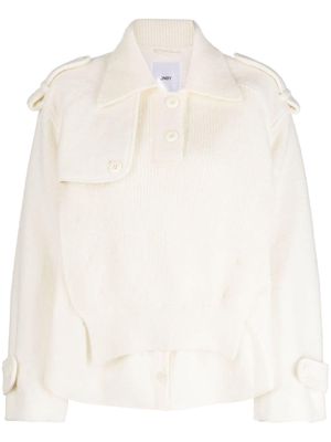 JNBY layered spread-collar jumper - Neutrals