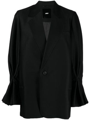 JNBY loose-fit notched-lapel blazer - Black