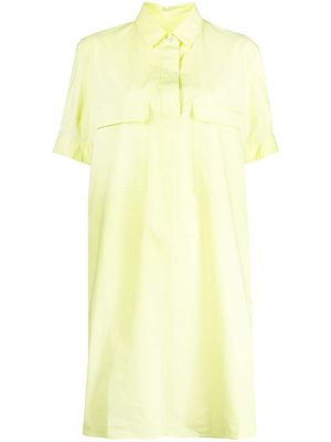 JNBY midi-length cotton shirt dress - Green