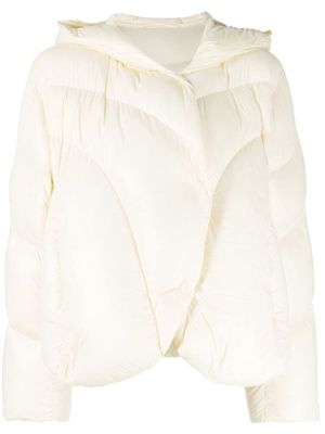 JNBY off-centre quilted puffer jacket - Neutrals