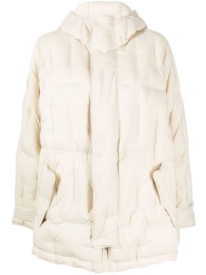 JNBY quilted hooded coat - Neutrals