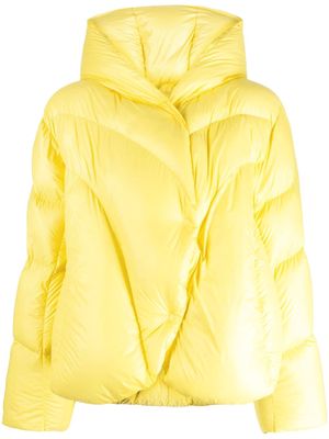 JNBY quilted hooded puffer jacket - Yellow