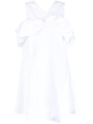 JNBY ruffle-detail sleeveless dress - White