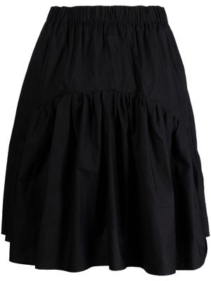 JNBY ruffled cotton midi skirt - Black