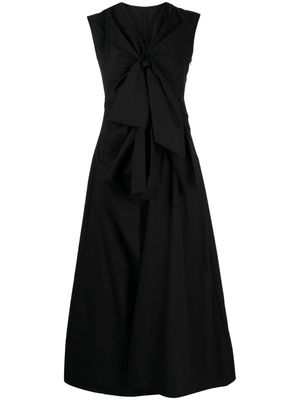JNBY ruffled-detail sleeveless dress - Black