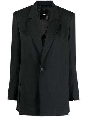 JNBY single-breasted slit blazer - Black