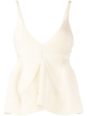 JNBY sleeveless knitted top - Neutrals