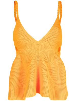 JNBY sleeveless knitted top - Orange