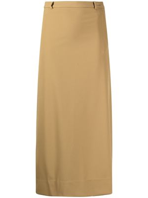 JNBY straight-design skirt - Brown