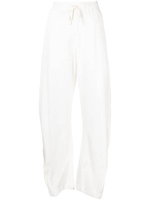 JNBY straight-leg drawstring track pants - White