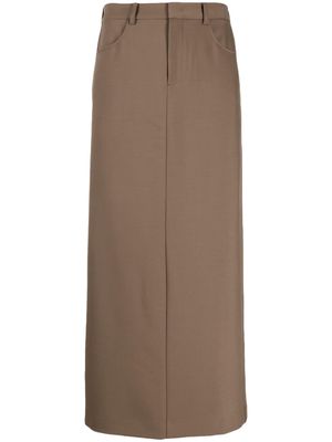 JNBY tailored full-length skirt - Brown