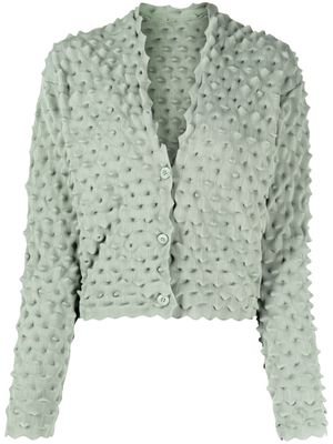 JNBY V-neck cropped cardigan - Green