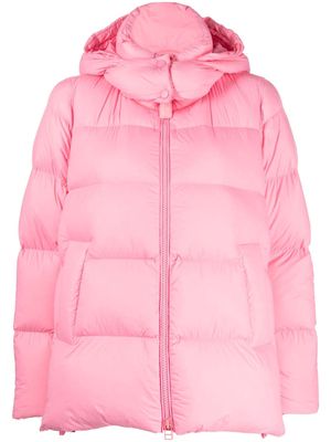 JNBY zip-up hooded puffer jacket - Pink