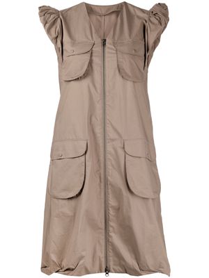 JNBY zipped sleeveless dress - Grey