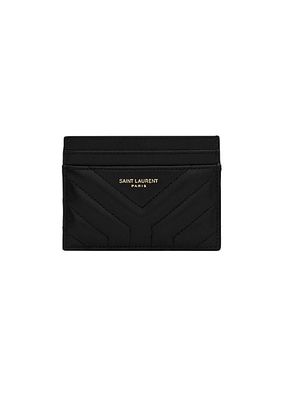 Joan Card Case in Quilted Leather