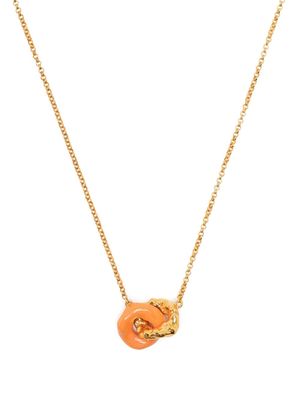 Joanna Laura Constantine hoop-pendant gold-plated necklace