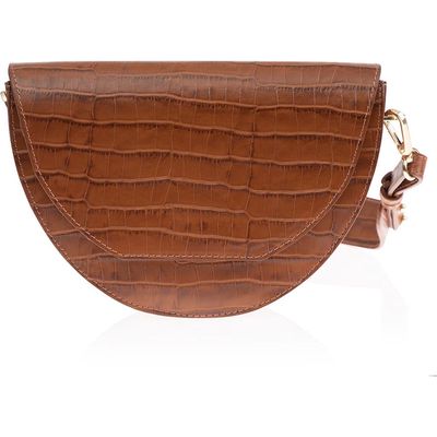 Joanna Maxham Lune Saddle Bag in Brown 