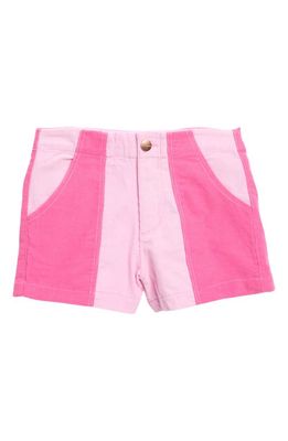 Joe's Kids' Avril Two-Tone Corduroy Shorts in Hot Pink 