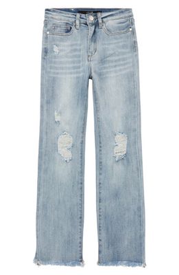 Joe's Kids' The Aubrey Relaxed Distressed High Waist Jeans in Ash Blue