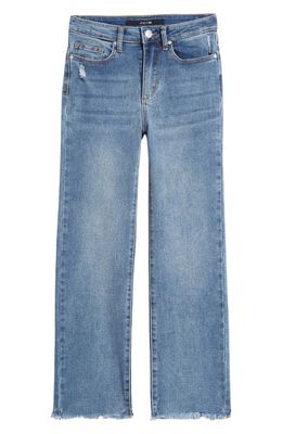 Joe's Kids' The Sadie Frayed Hem Relaxed Fit Jeans in Power Blue