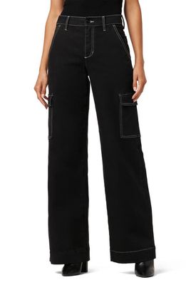 Joe's The Farah Wide Leg Cargo Jeans in Black