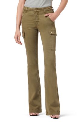 Joe's The Frankie Mid Rise Cargo Bootcut Jeans in Burnt Olive