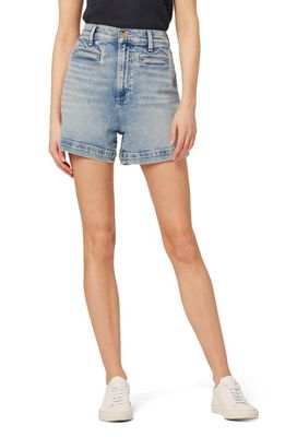 Joe's The Kate Patch Pocket High Waist Denim Shorts in Try Me